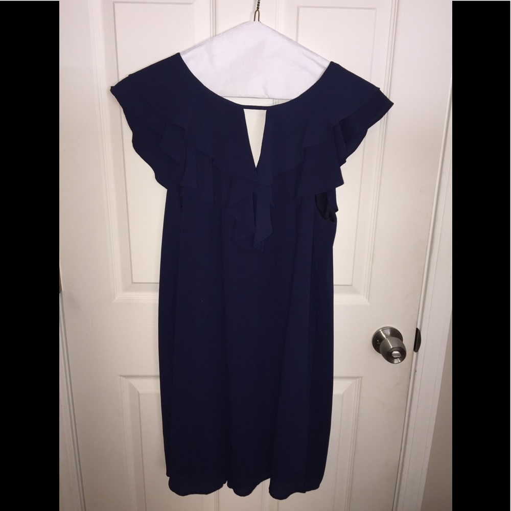 Blue dress
